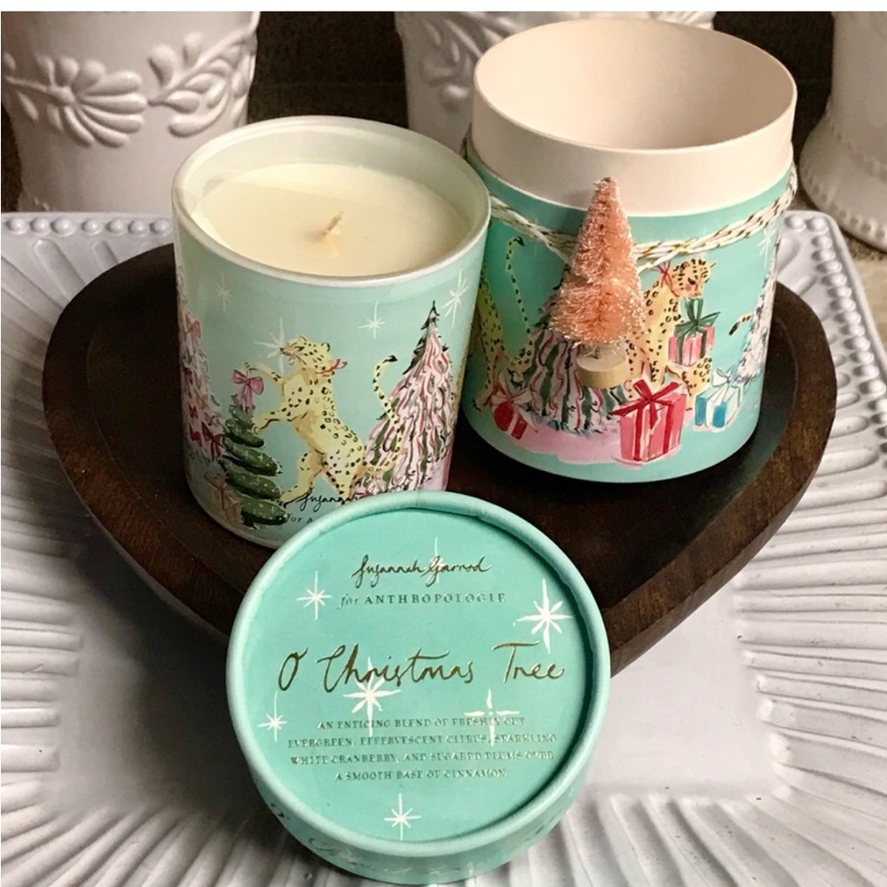 NEW ANTHROPOLOGIE O’ CHRISTMAS TREE CANDLE WILL SHIP IN TIME FOR CHRISTMAS 🎁🎄✨